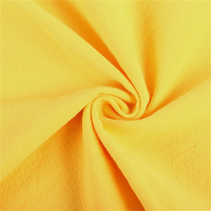 Yigao Textile Imitation Linen Sand Wrinkle Washing Fabric Pure Cotton Woven Fabric