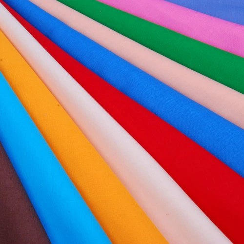 Factory Supply Yarn Dyed Tc 90% Polyester 10% Cotton Poplin Pocket T-Shirt Fabric