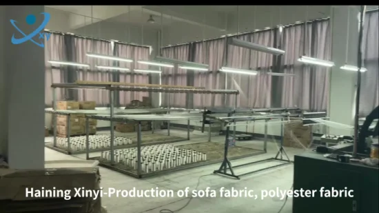 Tecido de cortina de linho de linho fino de linho fino de algodão de cor pura de venda direta do fabricante