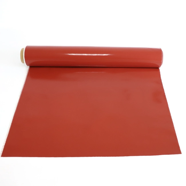 High Strength Abrasion Resistance Industrial Silicone Glass Fiber Cloth Fabric for Fabric Ductwork Connector