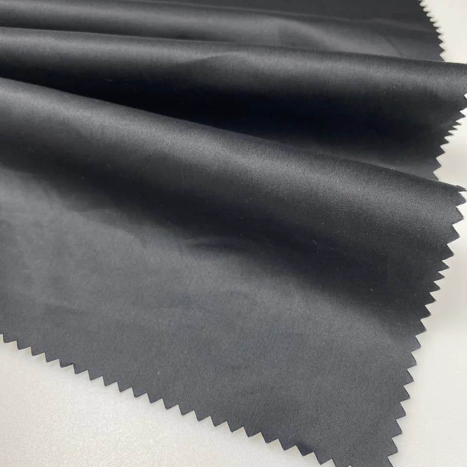High Grade Long-Staple Soft Solids Woven Organic Sateen 100% Pure Cotton Fabric for Men Shirts